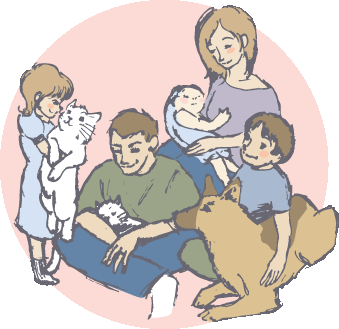 子犬を抱っこする方法